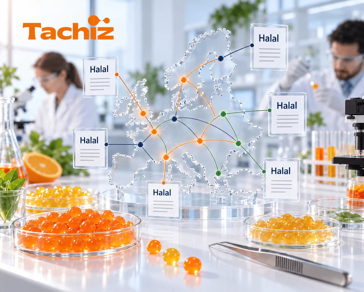 European Halal food market compliance and laboratory quality testing for popping boba ingredients